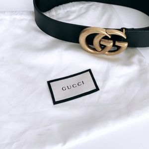 Gucci Belt (2015 Re-Edition wide leather belt)